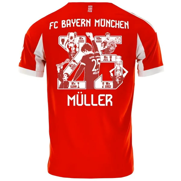 Muller #25 - Bayern-munich Jersey 2025 2026 - Jersey Bayern-munich | Jersey Kit Arena